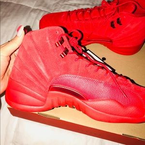 Jordan 12’s all red